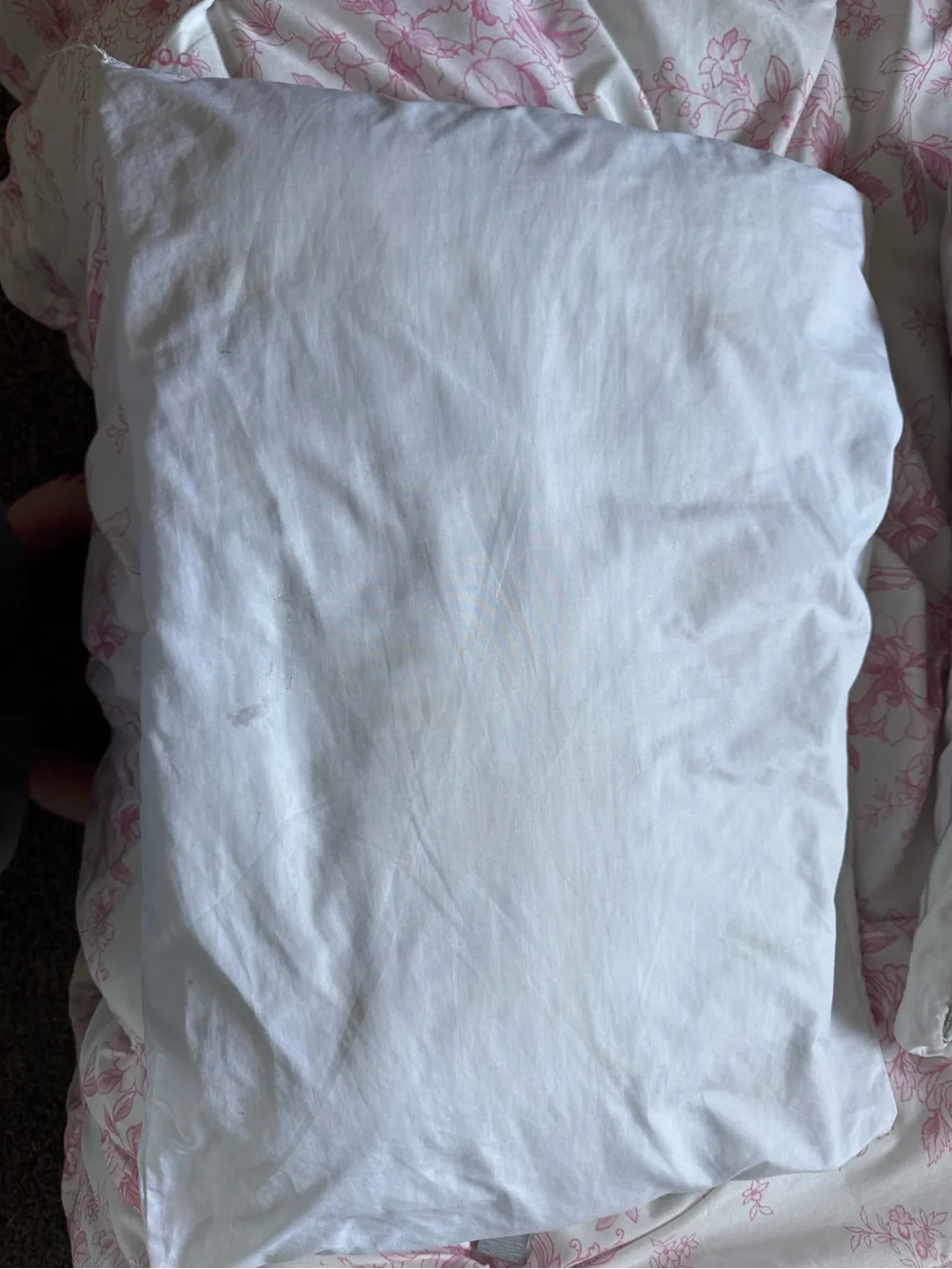 Luxury White Bed Pillow with Breathable Cover